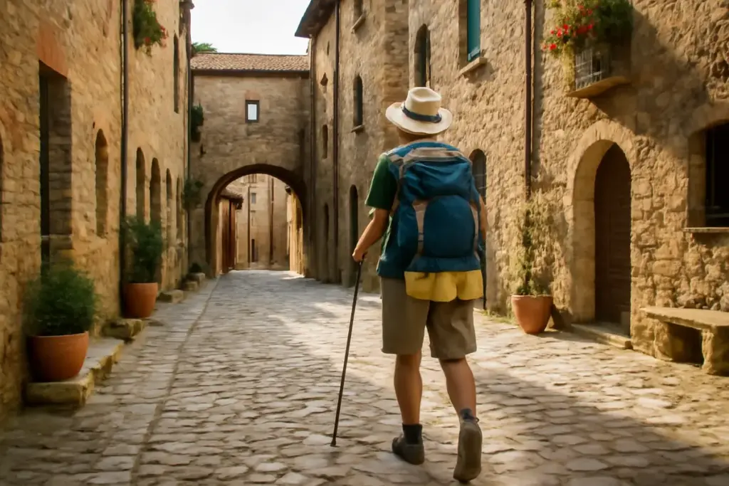 Cammini slow in Italia che attraversano borghi storici: scopri le tappe meno frequentate dai turisti