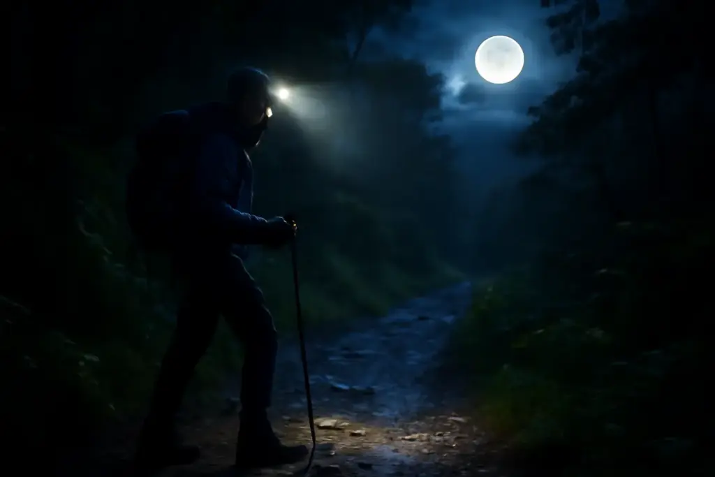 Esperienze di trekking in notturna: atmosfere magiche, suoni insoliti e paure che si trasformano in meraviglia