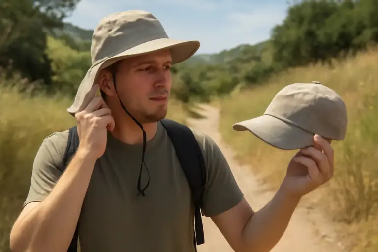 Che tipo di cappello è meglio usare in estate sui sentieri? Un modello poco noto protegge dal caldo più dei comuni berretti